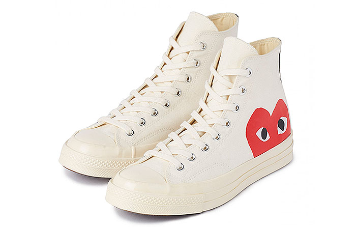 Converse x Comme Des Garcons Play Chuck 70 High Top "Blanco" | 150205C