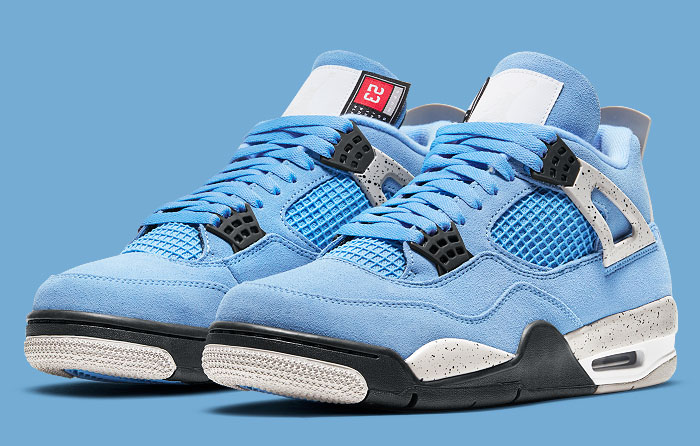 Nike Air Jordan 4 Retro University Blue شموع ماركات